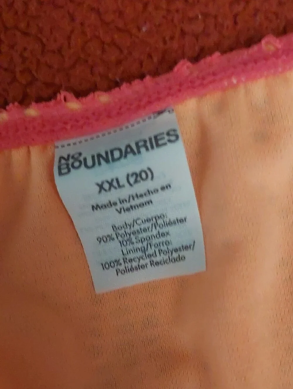 No Boundaries Coral Orange Lace Bikini Bottom